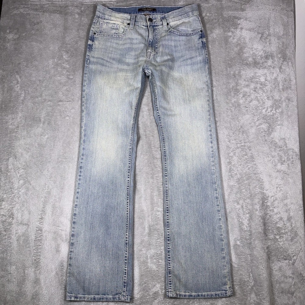Cody James Wyatt Slim Bootcut Light Wash Blue Jeans 32X34 Cowboy